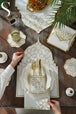 Gold and Off White