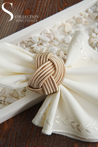Exclusive Handmade Napkin Rings - Stone Colour